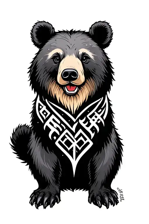 Bear And A Rae Nordic Runes