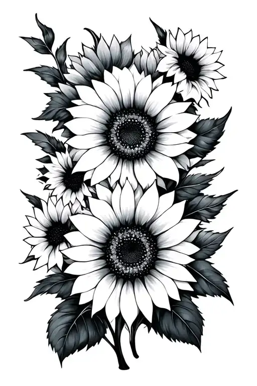 Sunflower Floral Flowers