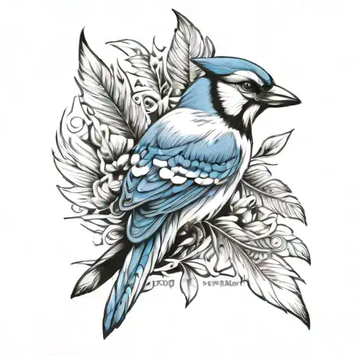 Tribute To Late Father With Bluejay Feather Transforming