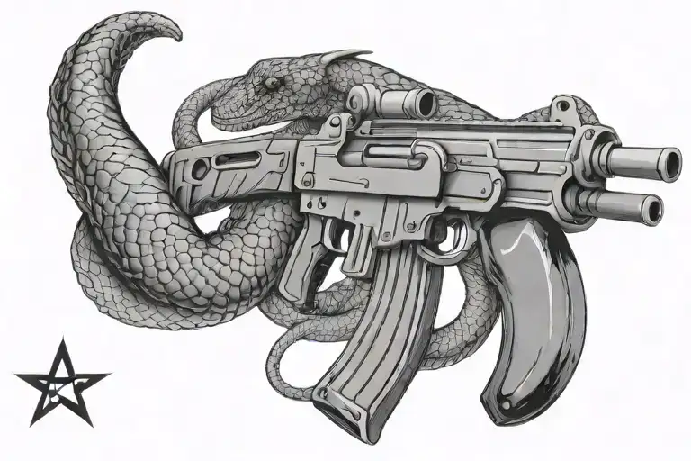 Ak47 Snake Wrapped