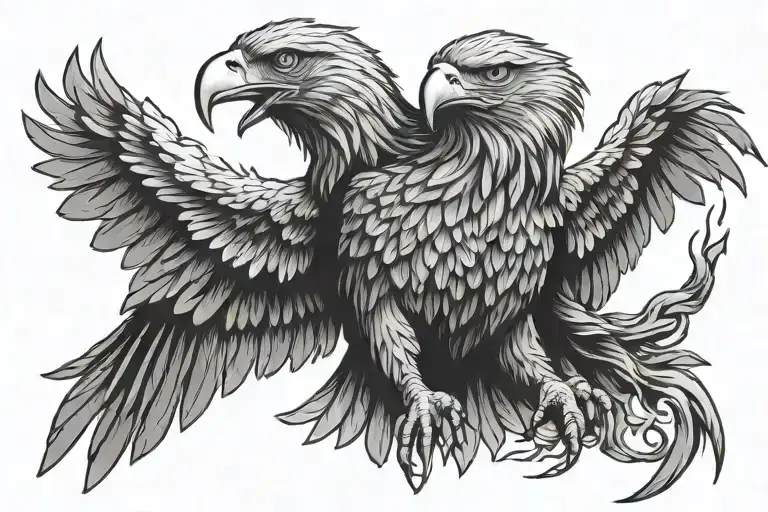 Eagle Aggressive Look