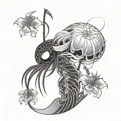 Enenra Yokai And Red Spider Lily