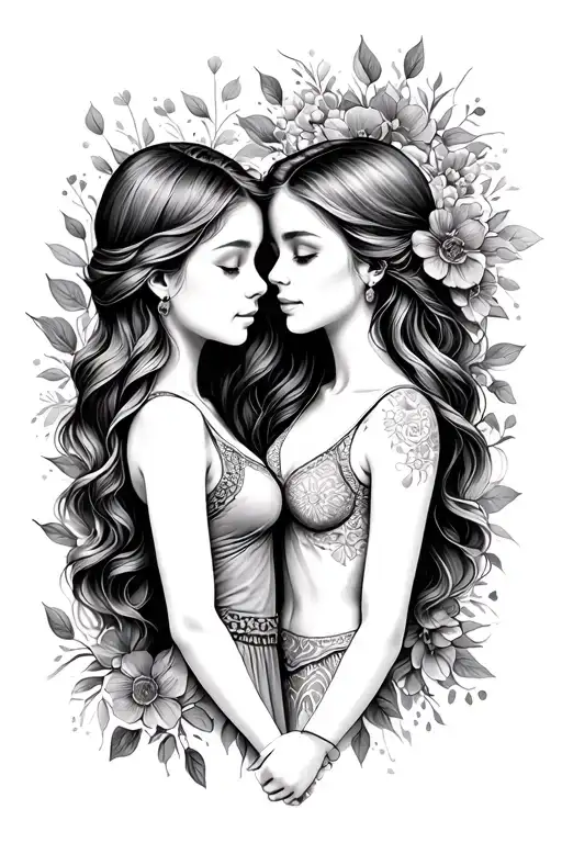 Mother Daughter Relationship Symbolized