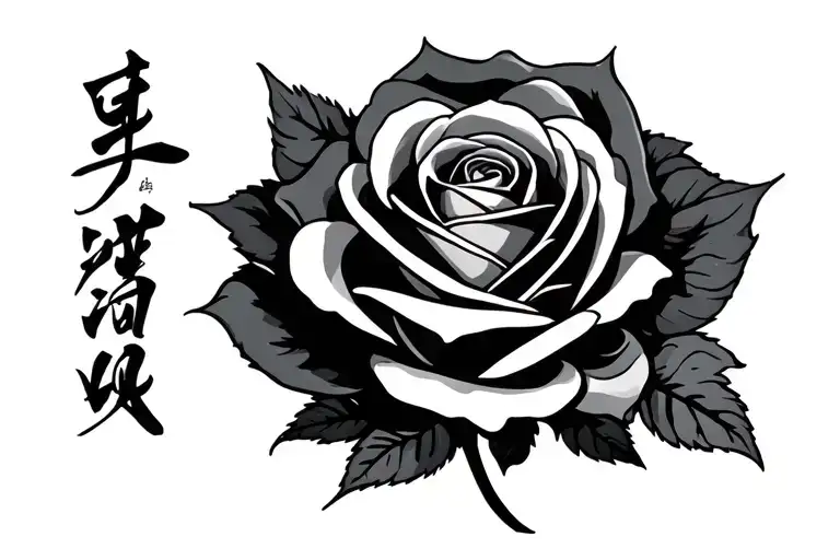 The Rose Kpop Band Logo