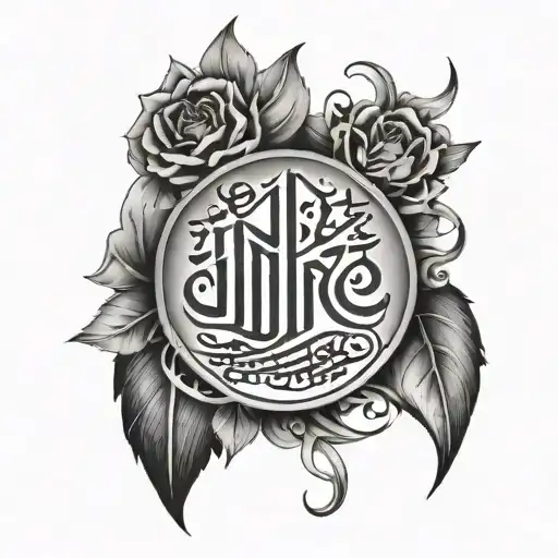 Only The Words Like A Writing In Arabic Saying Life