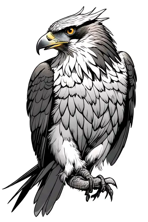 Hawk Carrying Kolovrat