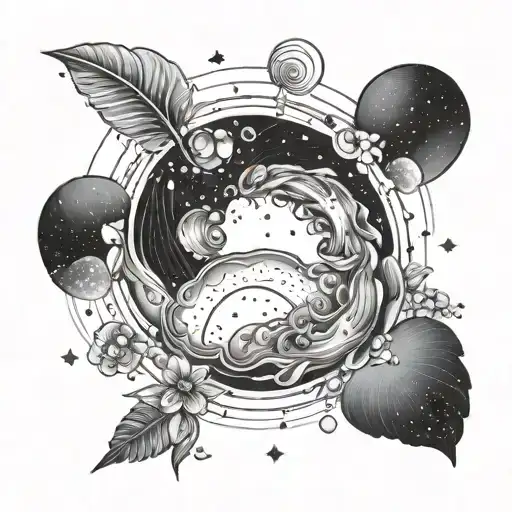 Tattoo For My Baby Daughter Rainbow Constellation