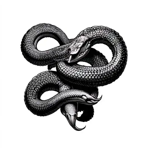 Medusa Gorgon Arms Snakes Wrapped