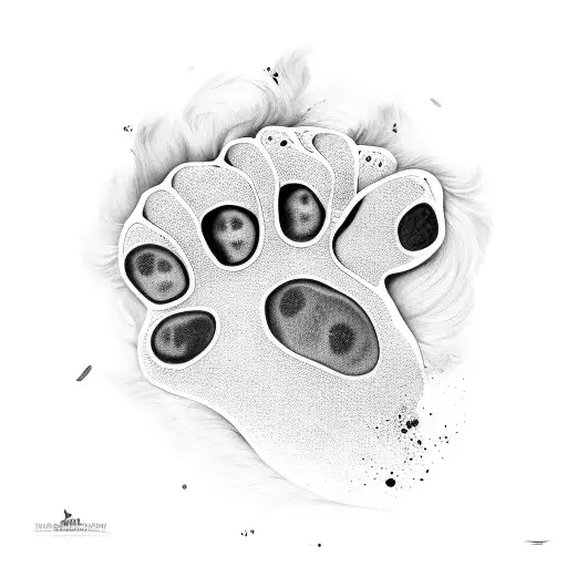 Munnu Name Converted Into Dog Paw