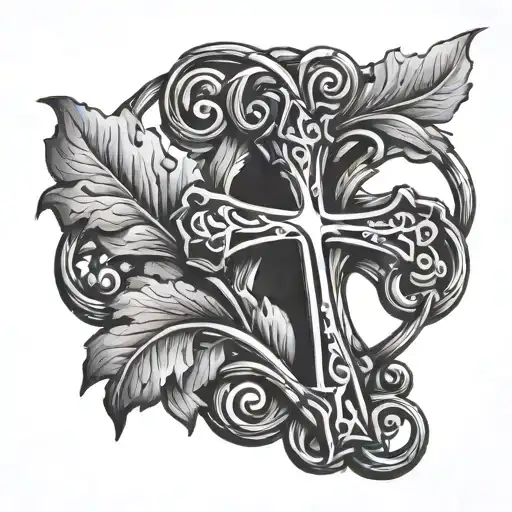 Vine Turn Into A Cross