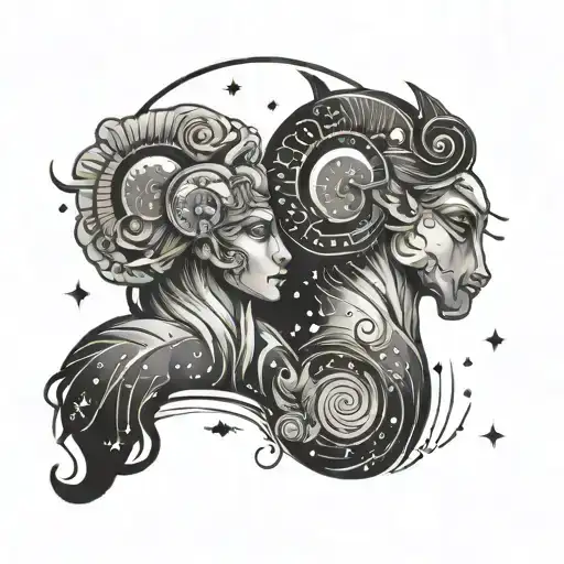 Aries And Virgo Constellation