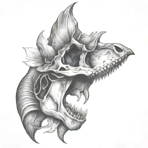 Tyrannosaurus Head Skull