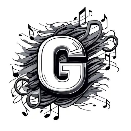 G Money With Musical Notes