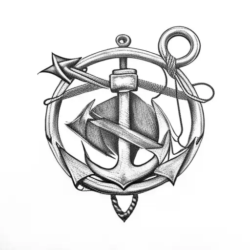 Anchor With A Robin