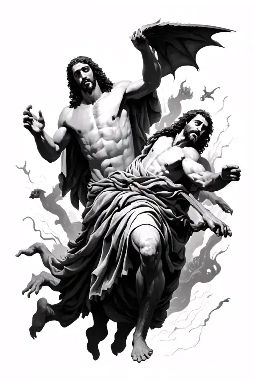 Jesus And Demons Fleeing Trip