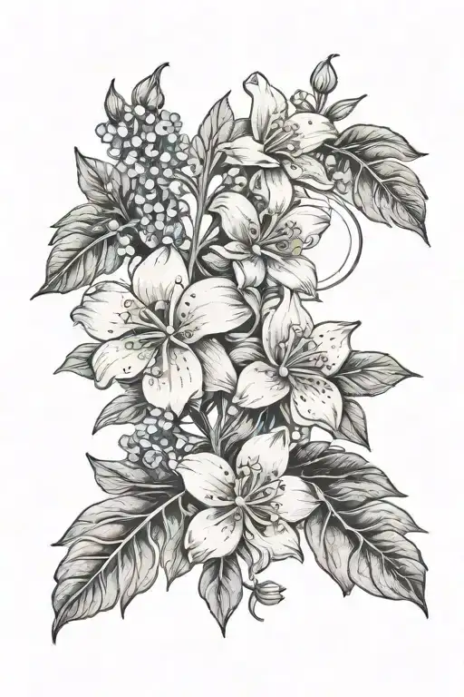 Moon Forget Me Not Flower