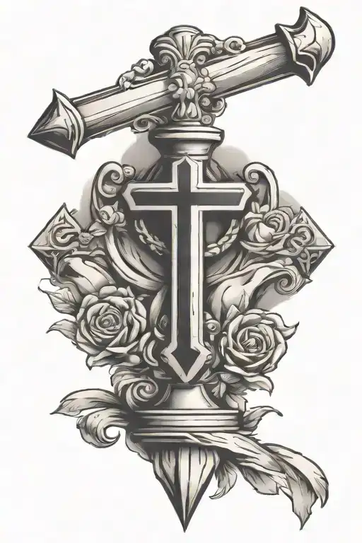 I Want I Want Trophy And Christian Cross