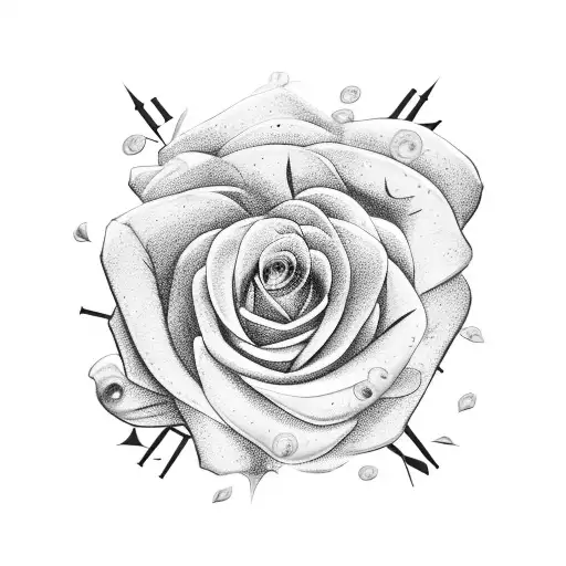 Roses Clock Stars