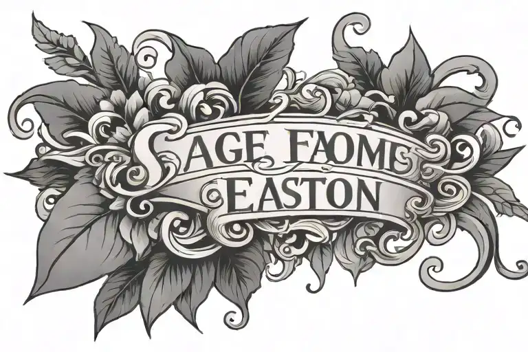 Names Incorporated Sage Easton Script Font