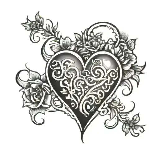 Love Heart With Tia Inside