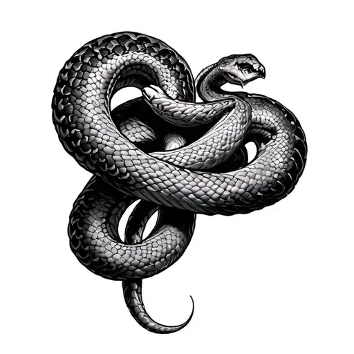 Medusa Gorgon Arms Snakes Wrapped