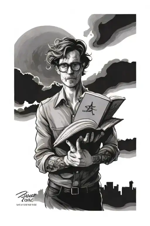 Teacher Holding A Book