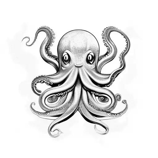 Octopus Fighting With Fallen Angel