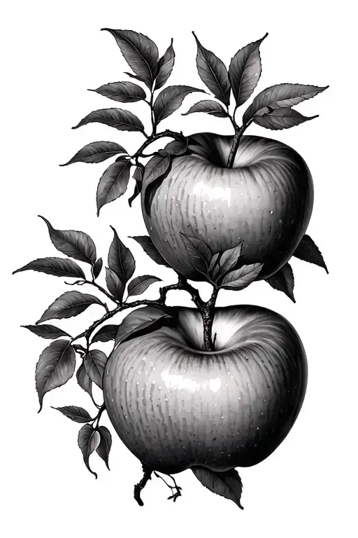 Garden Of Eden Apple Tree Intertwined