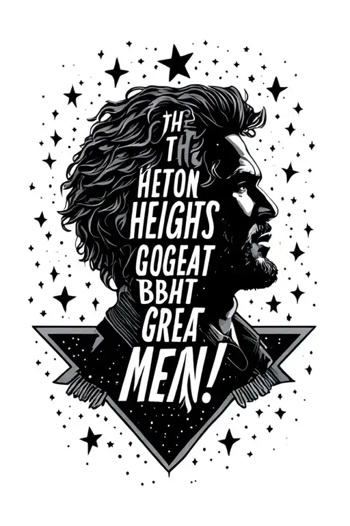 The Heights By Great Men Quote With Stars