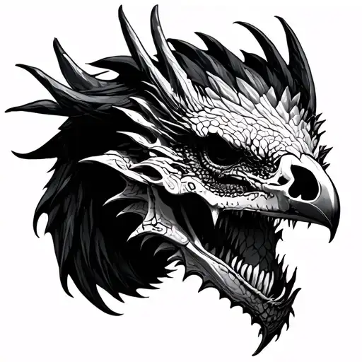 Night Sky Books Dragon Raven Skull Wimspical