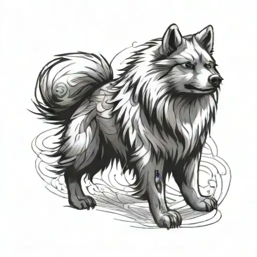 Mix From Pokemon Arkani And Eurasier