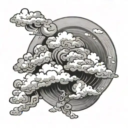 Sonder Words Clouds Background Neck