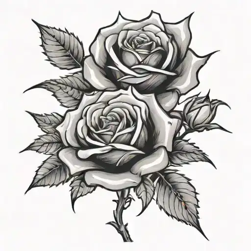 Black Roses With Thorns