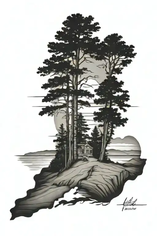 Michigan Beach Landscape