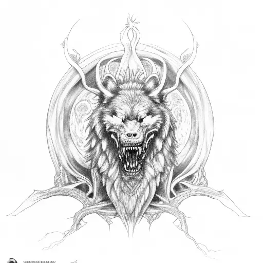 Fenrir Allfather Yggdrasil