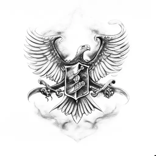 Harry Potter Deathly Hallow With Snake And Eagle