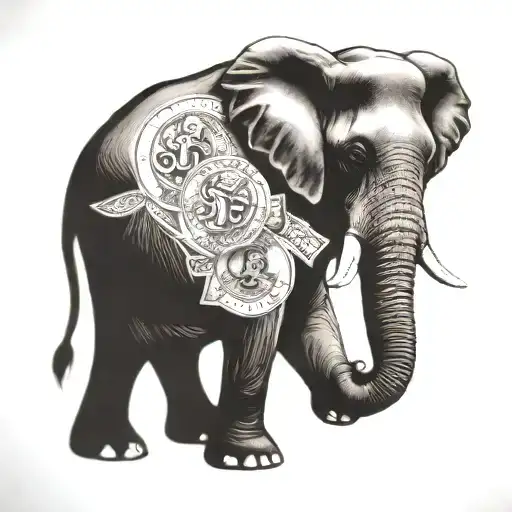 Elephant And Money