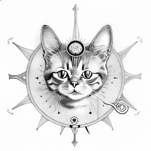 Steampunk Cat Looks Like A Sun