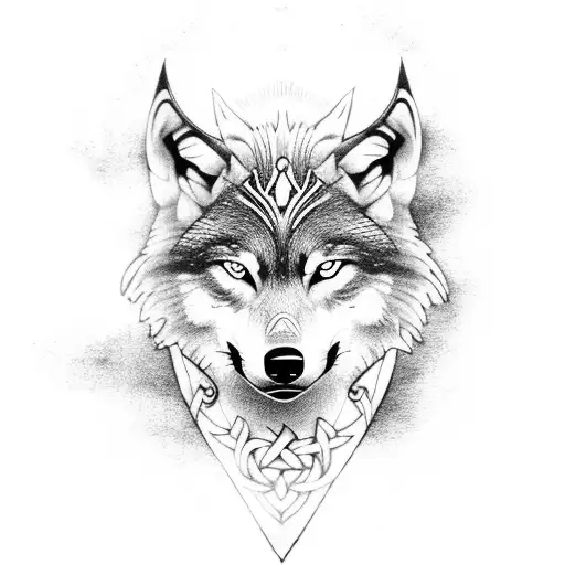 Wolf Viking Vegvisir