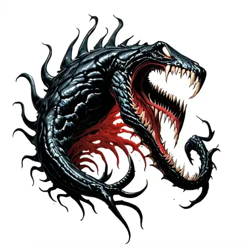 Venom Coming Out Of Back