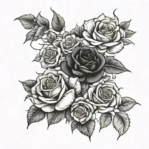 Sun Flowers And Roses Wrapped