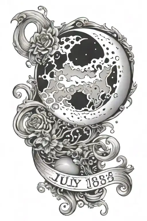 Moon With July 16Th 2005 Written