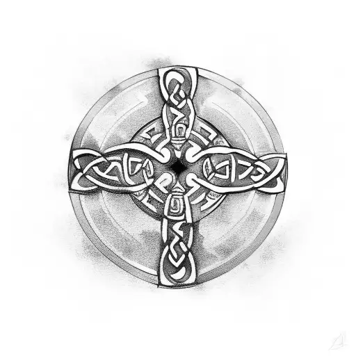 Celtic Cross Back Peice