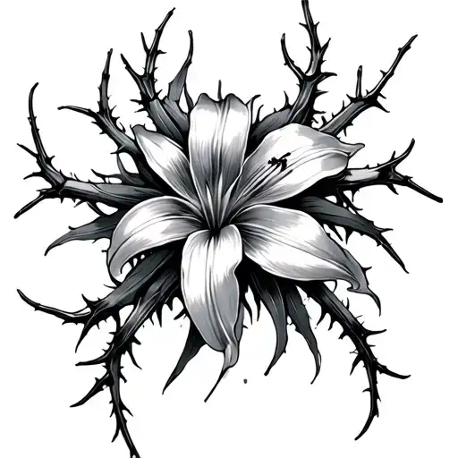 Crown Of Thorns Spider Lily