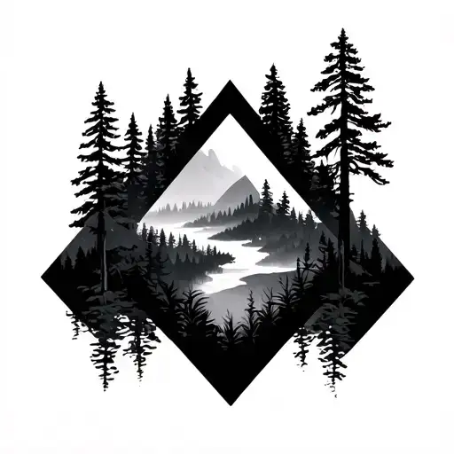 Geometric Design Incorporating Forest Within