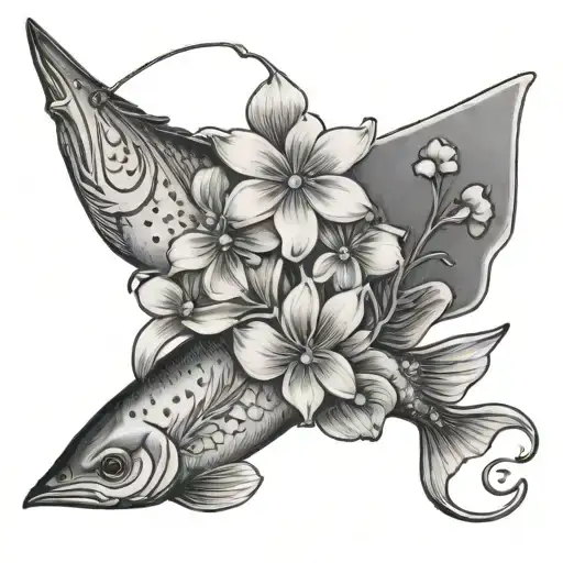 Forget Me No Flower Fishing Lure