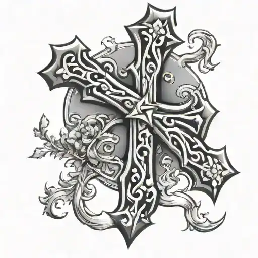 Cross With Hunting
