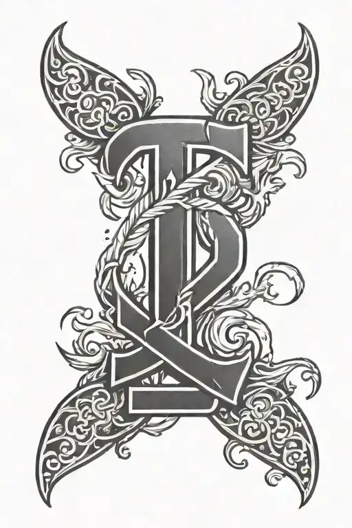 German Rune Style Tatto