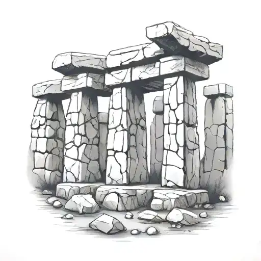 Druids Fire Stonehenge