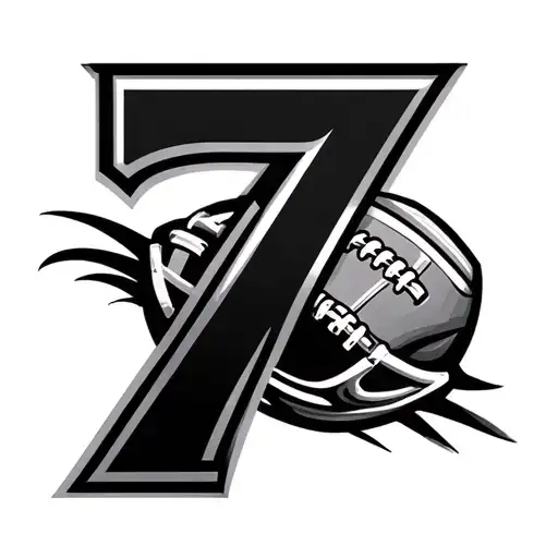 Number 7 Football